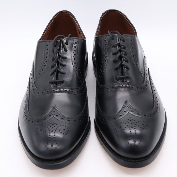 Allen Edmonds Chester Wingtip Oxford Black Leather Dress Shoes Sz 9.5 C (narrow) main image 4